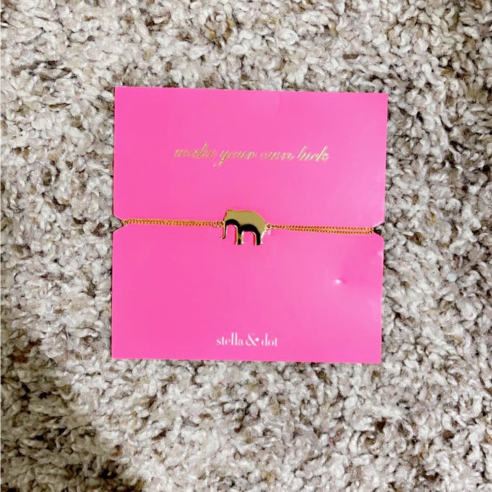 stella and dot elephant bracelet!